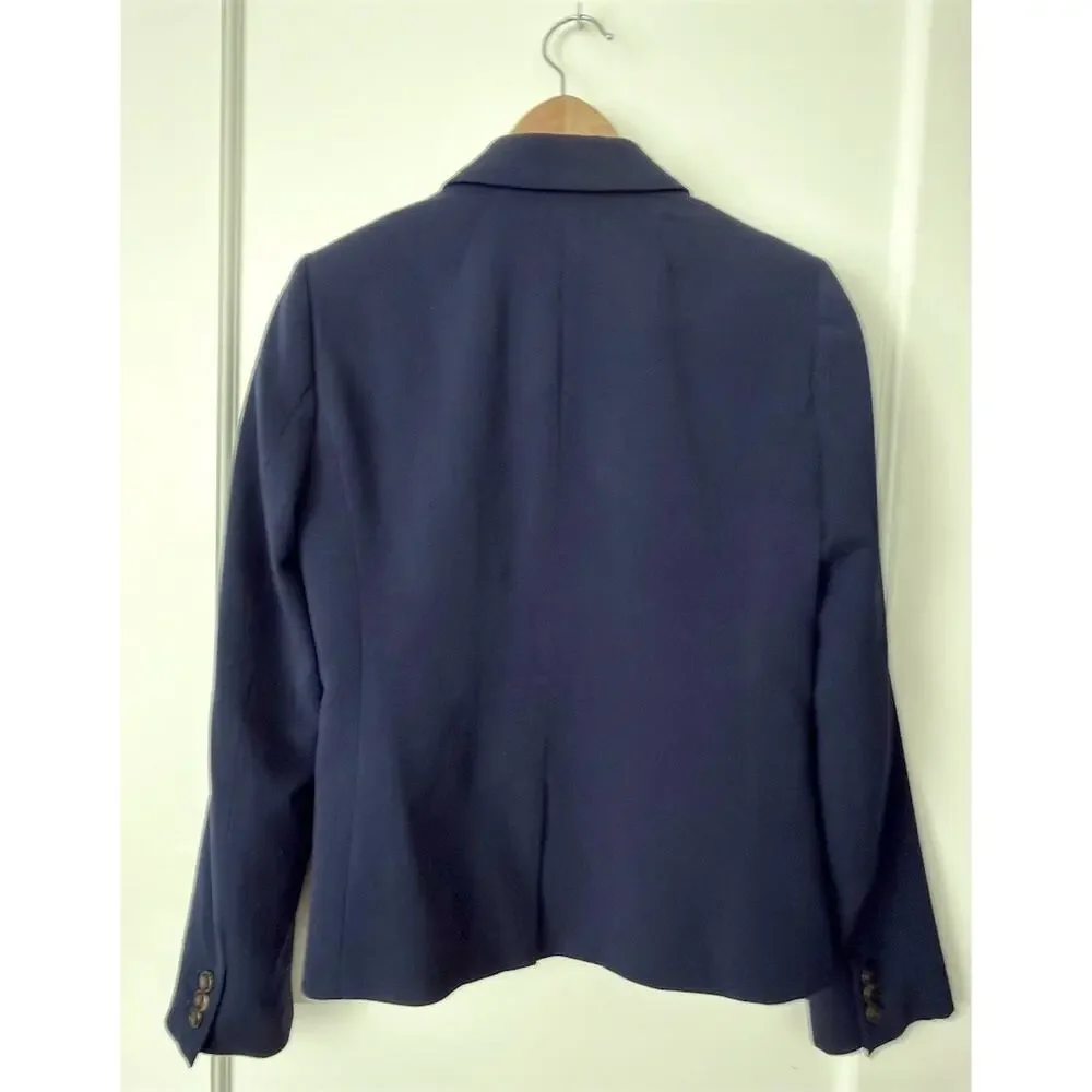 J. Crew Parke Blazer in Bi-Stretch - Navy Blue Size S
